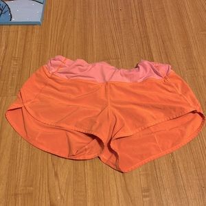 Coral pink Lululemon Speed ups